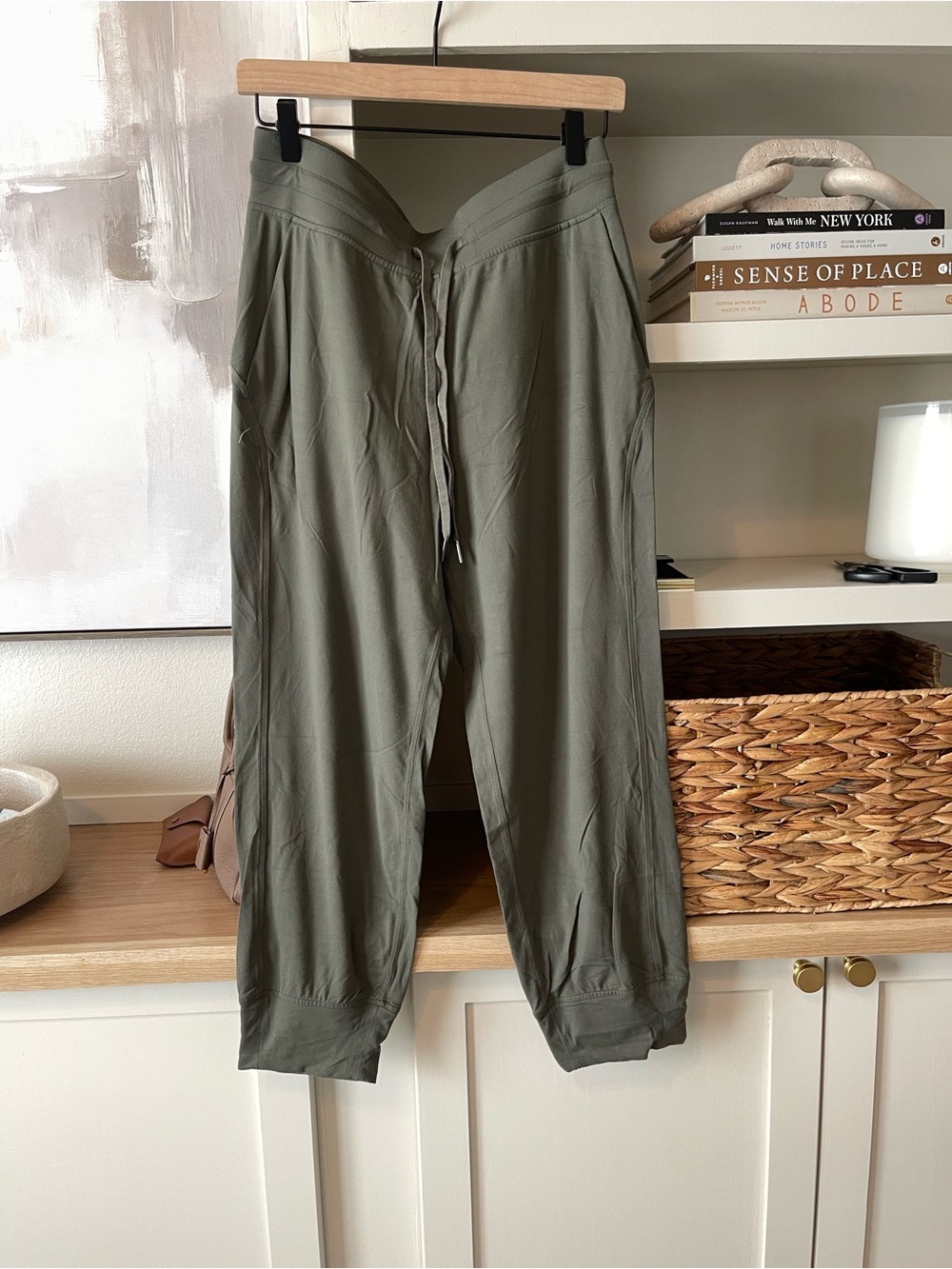 lululemon athletica Olive Green Drawstring Joggers